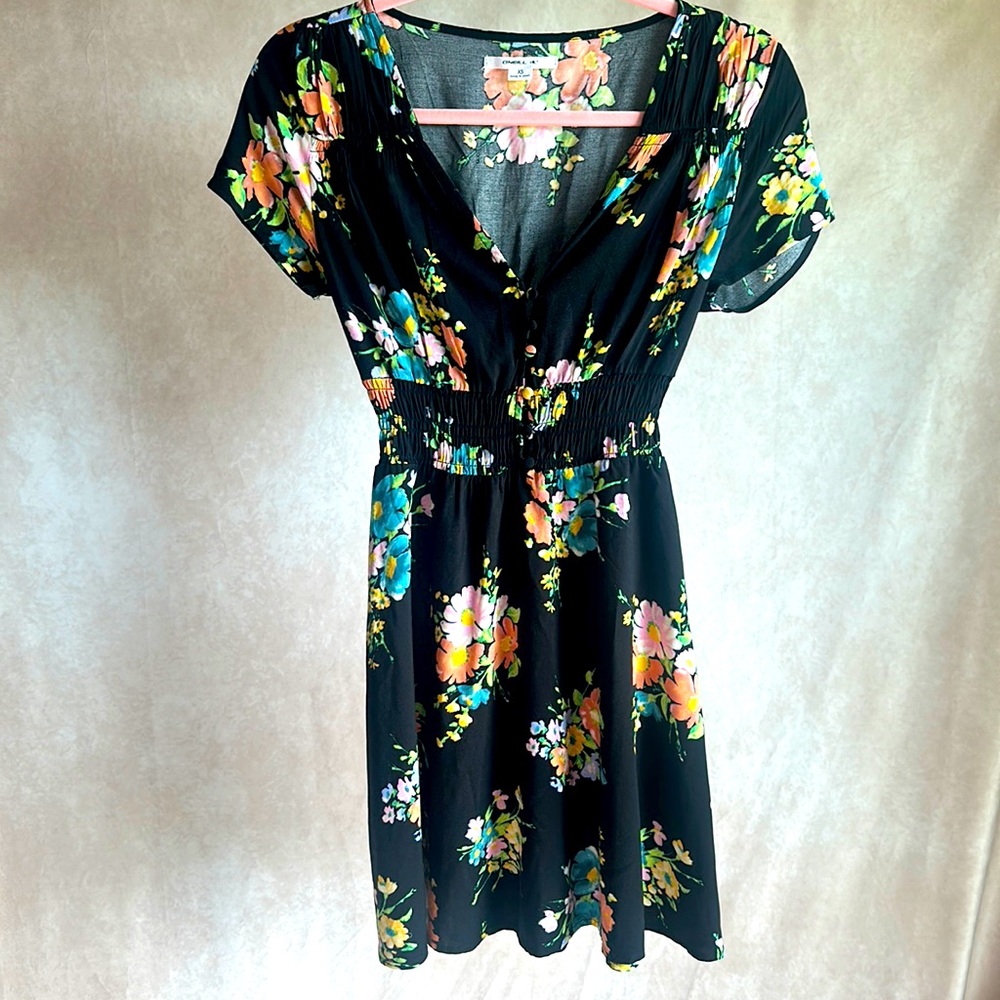 🐠ONEILL  -XS floral soft dress🌸